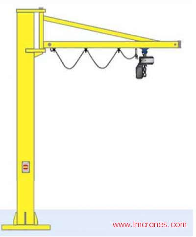 立柱式斜拉悬臂吊