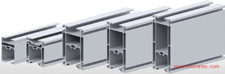 工业用铝合金轨道 铝制KBK导轨 组合式起重机eepos型滑轨