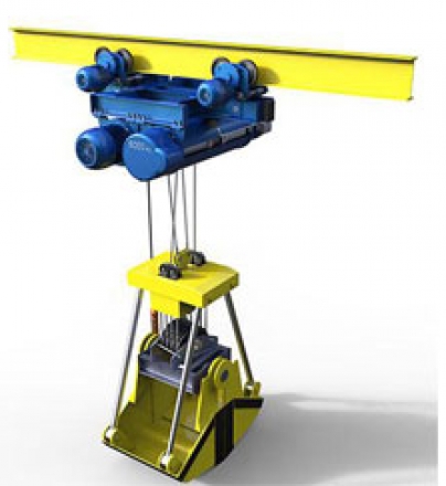 Monorail grab electric hoist